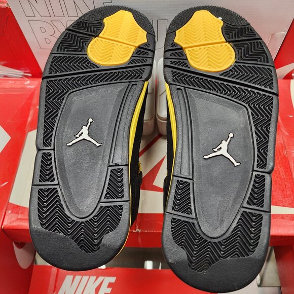 Jordan 4 Retro Black & Yellow - NEW (1004) REP - Picture 4 of 4